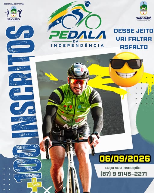 Pedala da Independência, evento oficial de Sanharó